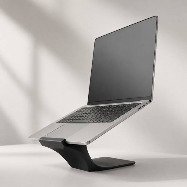 aaitalabs Neckresto Laptop Stand Neckresto Laptop Riser Ergonomic Strong Rigid Plastic Rotatable Laptop Stand with Adjustable Height Compatible with Universal Laptops