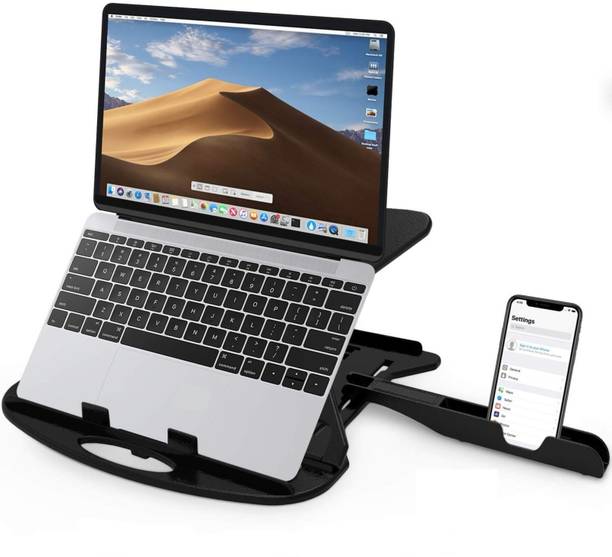 Vibgyor Products Laptop Stand Adjustable Laptop Computer Stand Plastic Floor and Desk Stand Rotatable Laptop Stand with Adjustable Height Compatible with Universal Laptops