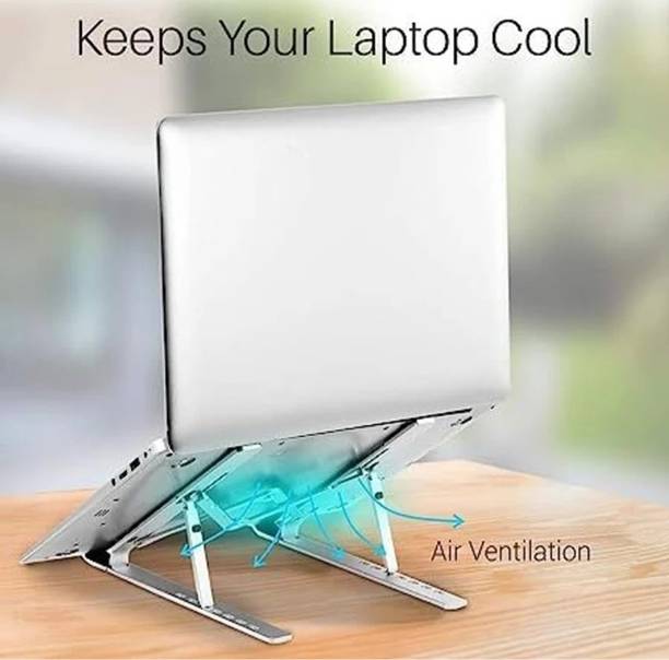 U S STORES U S HOUSE LAPTOP HOLDER1984 HJT6HNJ11 Aluminium Rotatable Laptop Stand with Adjustable Height Compatible with Universal Laptops