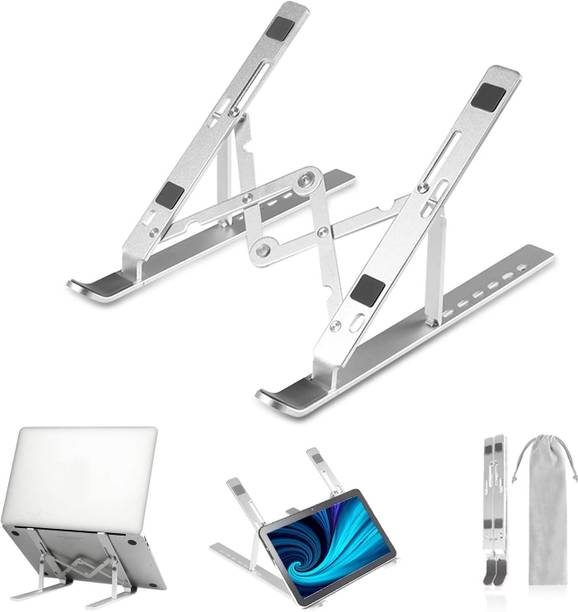 iBest for MacBook, HP, Dell, Lenovo & All Other Notebook Metal Frame Laptop Stand, Ergonomic, OverHeating Protection for Laptops Laptop Stand