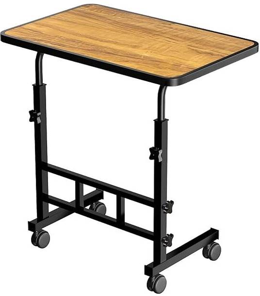 hevenq study table folding table Wooden WOOD adjustable Wooden, Plastic Desk Stand Rotatable Laptop Stand with Adjustable Height Compatible with Universal Laptops