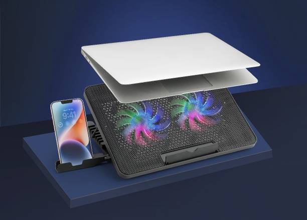 FEEDNIX Laptop Cooling Pad with 2 USB ports & fan, ideal for 12"-15.6"Laptop Stand Laptop Stand
