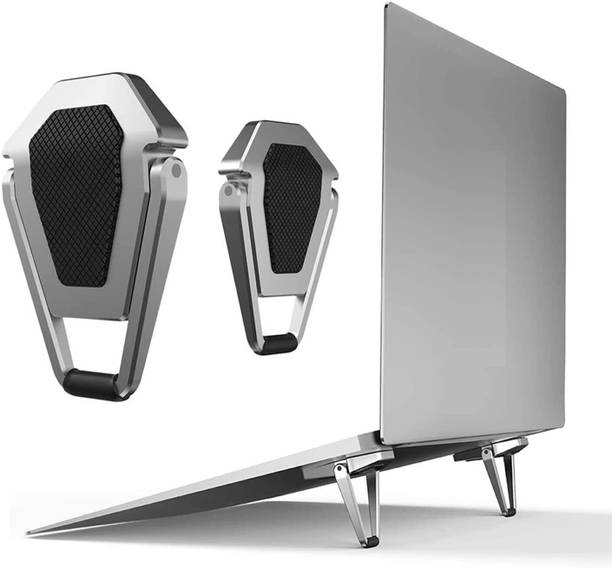 Soopii Ultra-Slim Portable Metal Laptop Stand, Sleek, Lightweight & Adjustable Stand JDL-15 Aluminium Floor and Desk Stand Laptop Stand with Adjustable Height Compatible with Universal Laptops