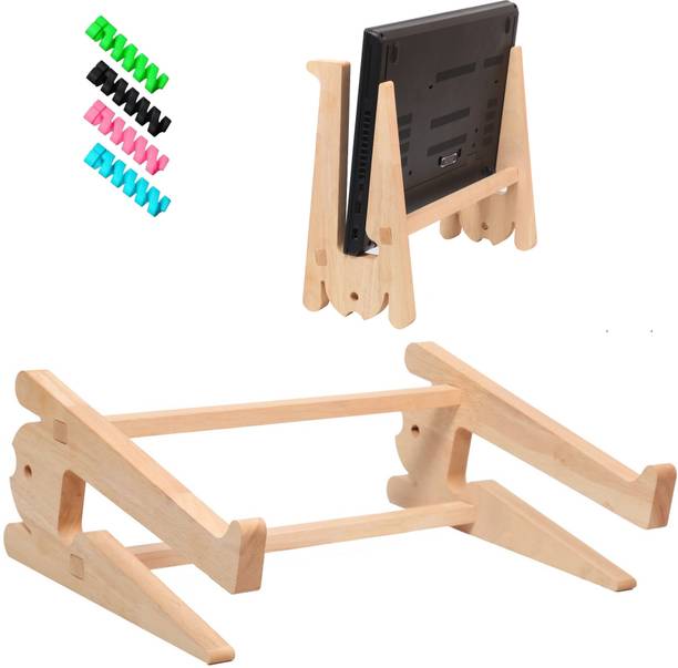MegaStro Duo-Lift 2in1 Wooden Laptop Stand for Desk,Tabletop and Vertical Laptop Stand(15"-18Inch) Laptop Stand