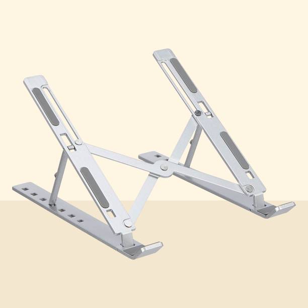 EliteTech Anti-Skid Protection Premium Heavy-Duty Aluminum with 7 Adjustable Height Settings Aluminium Desk Stand Rotatable Laptop Stand with Adjustable Height Compatible with Universal Laptops