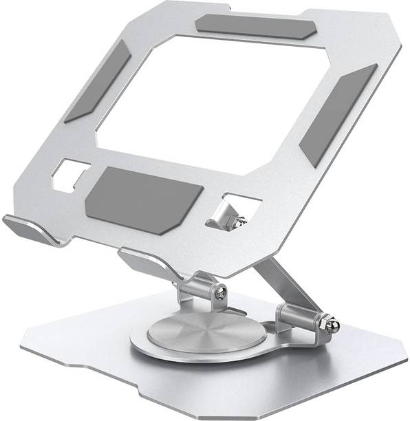 Ofifo Laptop Stand Tablet Riser Adjustable Height Tilt Anti-Skid Folding Silver Silver Rotatable Ergonomic Adjustable Cooling Riser Laptop Stand