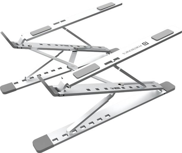Portronics My Buddy K Pro Ergonomic Portable Aluminium Laptop Stand