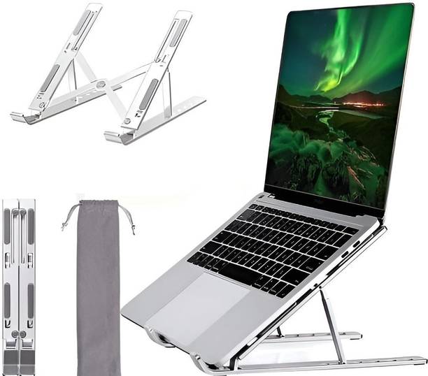 Bright finds LTSD-1 LTSD-1 Aluminium Floor and Desk Stand Rotatable Laptop Stand with Adjustable Height Compatible with Universal Laptops