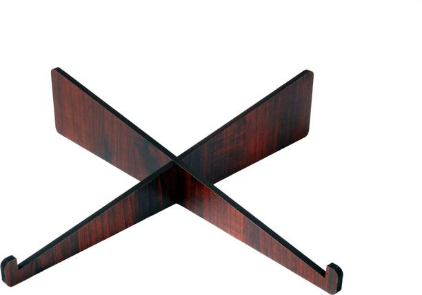Expro Laptop Stand Desk with Mobile Stand Portable Easy to Carry Cross Wooden lapdesk Wooden Desk Stand Rotatable Laptop Stand Compatible with Universal Laptops