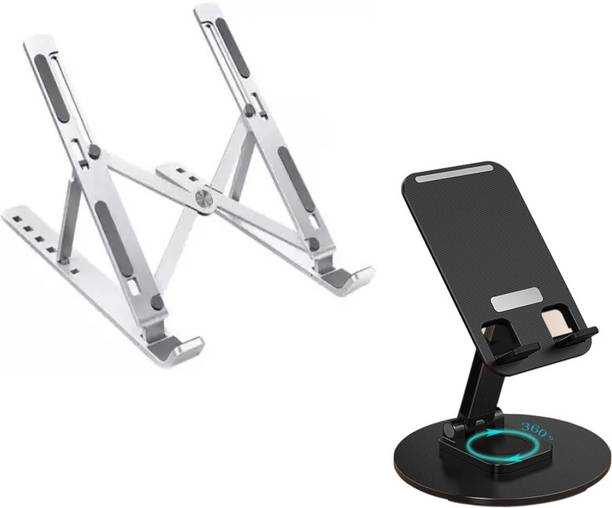 Like Star Adjustable Aluminum Laptop Stand With 360 Angles Metal Mobile Phone Stand Holder Laptop Stand