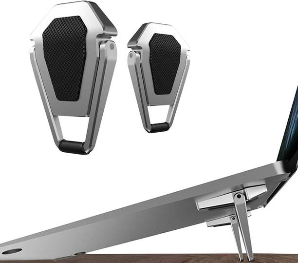 Pecan H5 Laptop stand Tabletop Premium mini H5 Laptop Stand for MacBook, HP, Dell, & all Other device Aluminium Desk Stand Rotatable Laptop Stand with Adjustable Height Compatible with Universal Laptops