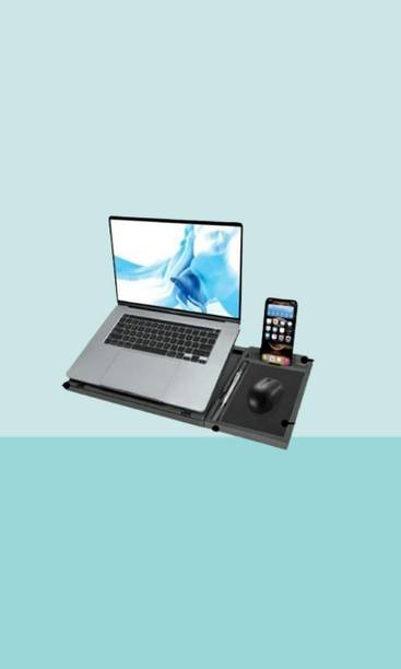 trendy trading FORTABLE LAPTOP STAND @ 2018 Plastic Floor and Desk Stand Laptop Stand with Adjustable Height Compatible with Universal Laptops
