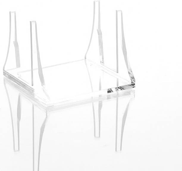 Fequillon CV-MPC-01 Glass Desk Stand Rotatable Laptop Stand Compatible with 26 - 35 cm Laptops