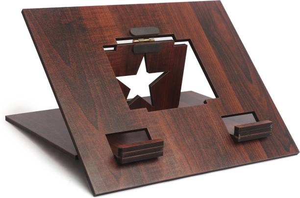Expro MInimilistc Wooden Design with Twin Bottom Support ESPL-LS-03 Laptop Stand
