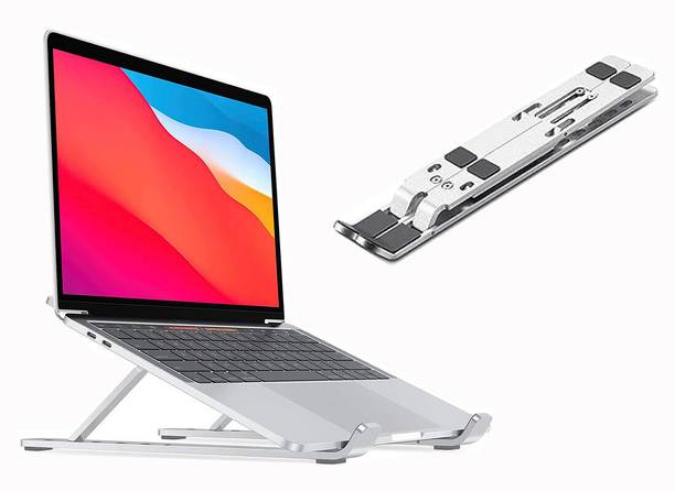 Maitland ALUMINIUM LAPTOP STAND Floor Desktop Laptop Stand FDLS567 Aluminium Floor and Desk Stand Laptop Stand with Adjustable Height Compatible with Universal Laptops