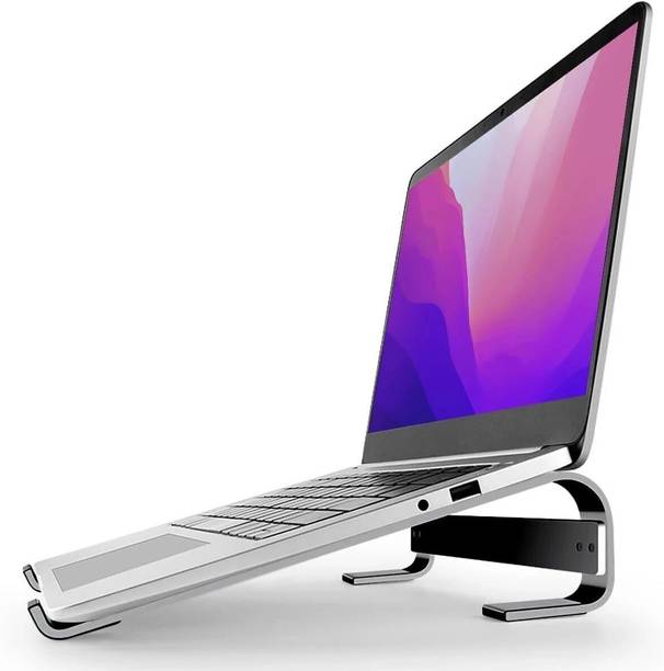 AMEXTRON Laptop Stand Ventilated Lapdesk holder Compatible with Tablets and Laptops Laptop Stand, Er Aluminum Computer Stand, Laptop Riser(upto 15.6 ") Laptop Stand