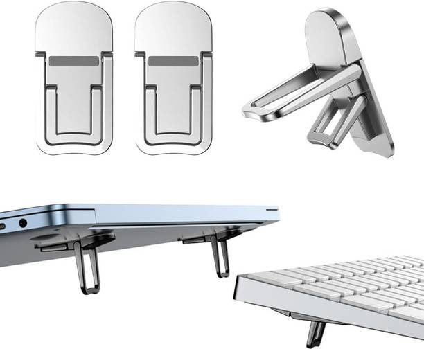Soopii JDL-30 2 Pcs Premium Metal Folding Portable Laptop Stand Tabletop Risers for 10-17 Inch Laptop Stand