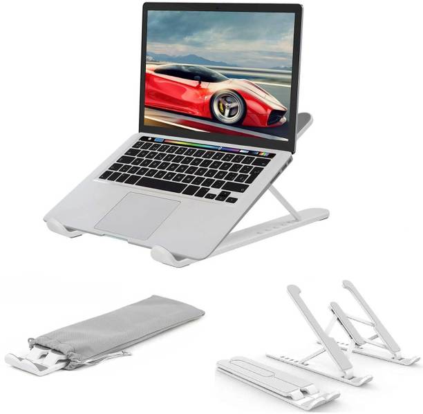 Krusan Adjustable Ventilated Cooling Notebook Stand Mount Compatible 6-Angles Stand Laptop Stand