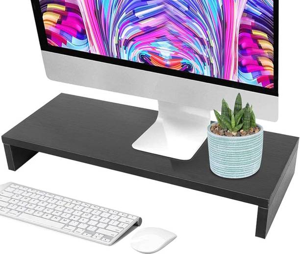 UniAart Desk Organizer for Laptop Computer Desk Organizer for Laptop Computer Wooden Desk Stand Rotatable Laptop Stand Compatible with Universal, 26 - 35 cm Laptops