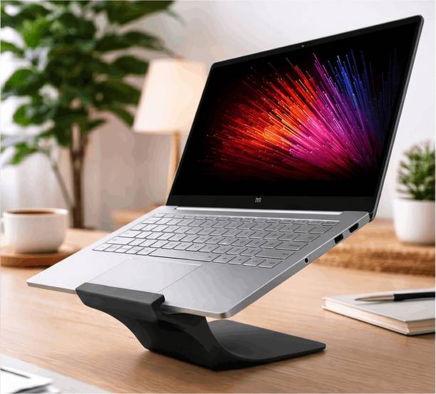 aaitalabs Neckresto Laptop Stand AL-LS-V1 Plastic Rotatable Laptop Stand with Adjustable Height Compatible with Universal Laptops