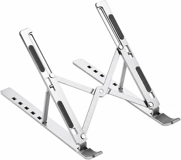 Nafa LiftX Fold Aluminium Laptop Stand, 7-Level Adjustable Foldable Stand LS-01 Aluminium Laptop Stand with Adjustable Height Compatible with Universal Laptops