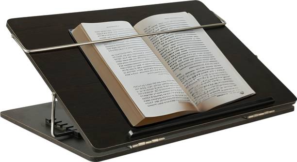 Novelty Store Solid Compartments Wooden Material Foldabel, Height Adjustable, Comfotable Writing/Sketching/Drawing Table/Laptop Stand/Table Top Wooden-Dark-15 x 21 Wooden Desk Stand Rotatable Laptop Stand with Adjustable Height Compatible with Universal Laptops