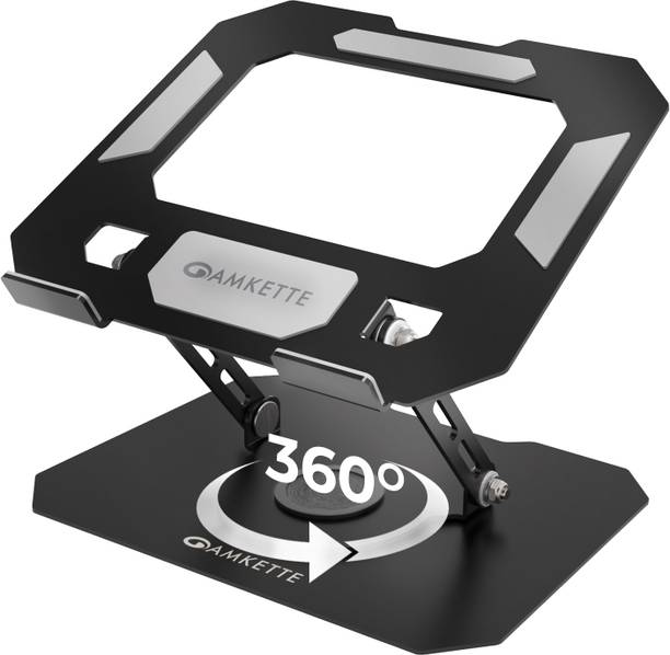 AMKETTE Ergo Hi-Rise 360 Rotatable Aluminium Alloy 15.6 inches Laptop Stand