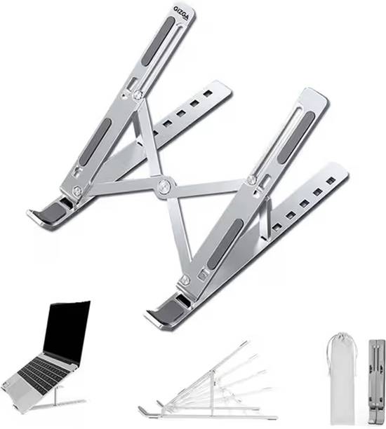 Jaaro Multi-Level Foldable Stand for Laptop Tablet Phone with Magnetic Holder Multi-Level Foldable Stand for Laptop Tablet Phone with Magnetic Holder Aluminium Laptop Stand with Adjustable Height Compatible with Universal Laptops