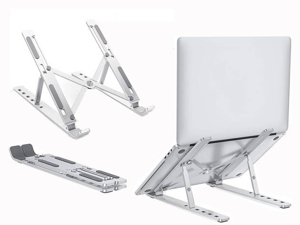 Newcastle ALUMINIUM LAPTOP STAND Floor Desktop Laptop Stand FDLS01755 Aluminium Floor and Desk Stand Laptop Stand with Adjustable Height Compatible with Universal Laptops