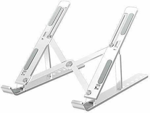 Ablue Clipper Branded Company Leptop Stand For Anodized Aluminium Height Adjustable Branded Leptop Anodized Aluminium Height Adjustable Aluminium Laptop Stand with Adjustable Height Compatible with Un