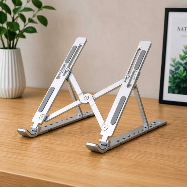 Zivika Zivika Adjustable Foldable Aluminium Laptop Stand. LST-6H-01 Aluminium Laptop Stand with Adjustable Height Compatible with Universal Laptops