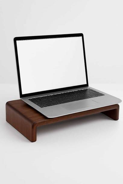 WoodenFriend Wooden Computer Monitor Stand, Monitor Riser Desk Shelf Desktop Stand TV Laptop Wooden Computer Monitor Stand, Monitor Riser Desk Shelf Desktop Stand TV Laptop Wooden Desk Stand Rotatable Laptop Stand Compatible with Universal Laptops
