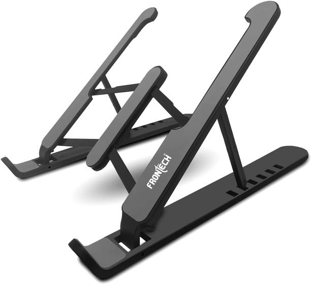 Frontech Foldable Laptop Stand – 6-Level Adjustable, Anti-Slip, Fits up to 17” CP-0010 Laptop Stand