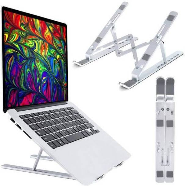Funky Box Tresures FBT Laptop Stand FBT044S Aluminium Rotatable Laptop Stand with Adjustable Height Compatible with 26 - 35 cm, 36 - 39cm, 40 - 44cm, Universal Laptops