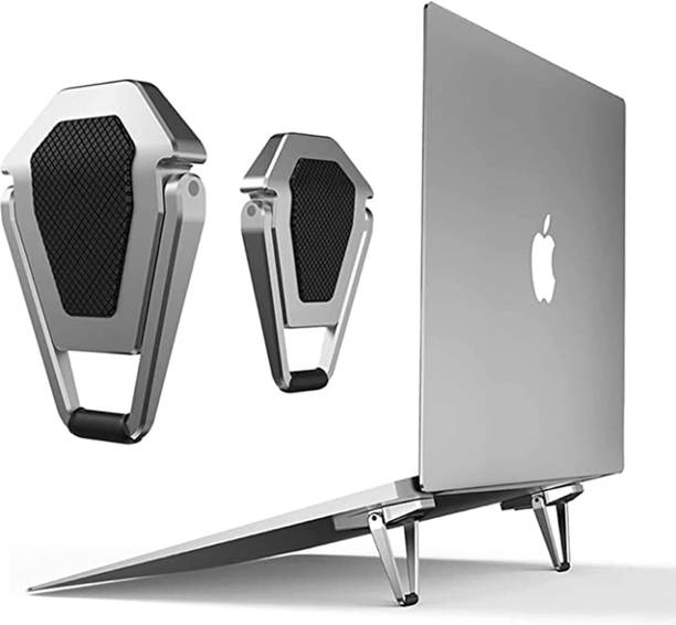 STARKENDY Mini Laptop Stand for Desk Cooling Pad Mini Clip Compatible with MacBook Apple Laptop, Lenovo Laptop Stand