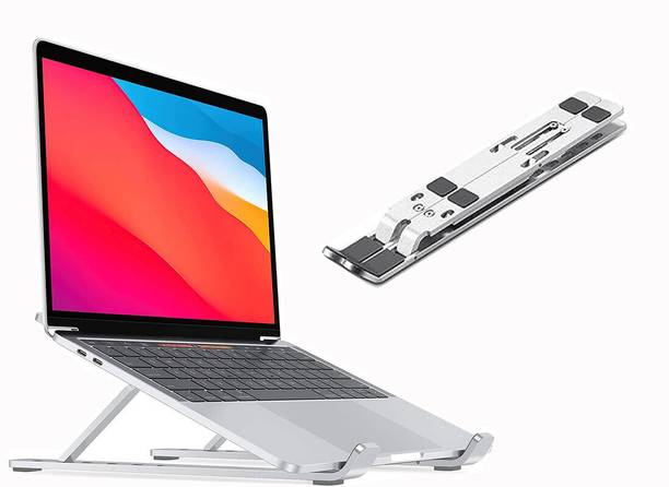 Bowral ALUMINIUM LAPTOP STAND Floor Desktop Laptop Stand FDLS690 Aluminium Floor and Desk Stand Laptop Stand with Adjustable Height Compatible with Universal Laptops