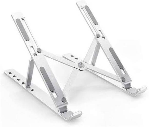 COMPUTERSTAND R-414524571 Silver Plated Rotatable Laptop Stand with Adjustable Height Compatible with Universal Laptops