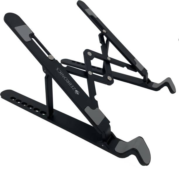 ZEBRONICS ZEB NS-1500 laptop stand with 7 Angles adjustable Tabletop(BLACK) Laptop Stand