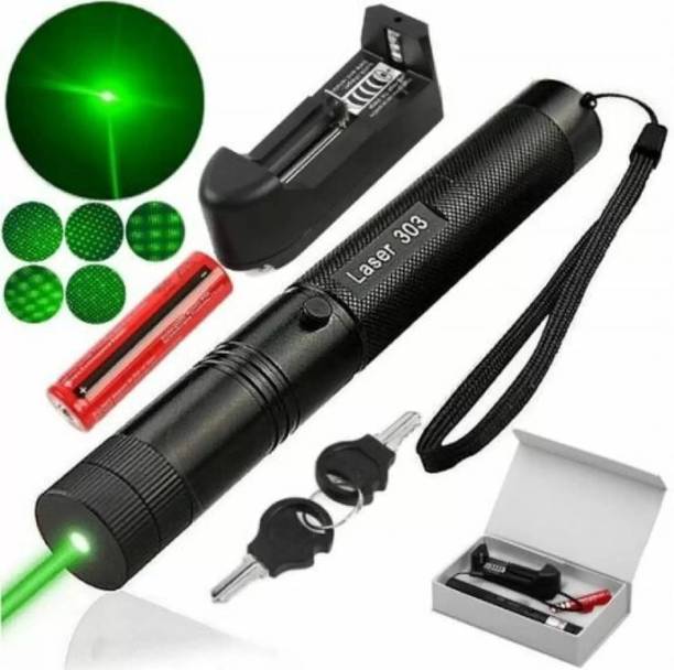Zadinga Green Laser Pointer Party Pen Disco Light with Star Head Adjustable Cap