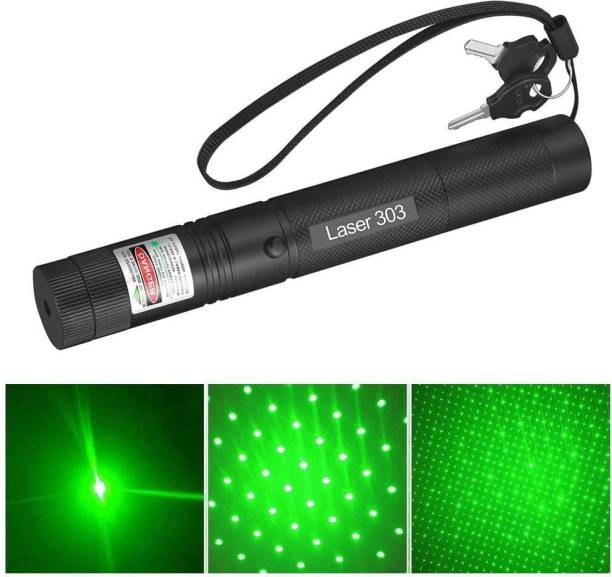 NHB BOUTIQUE 500mW Rechargeable Green Laser Pointer And Disco Light with Adjustable Cap