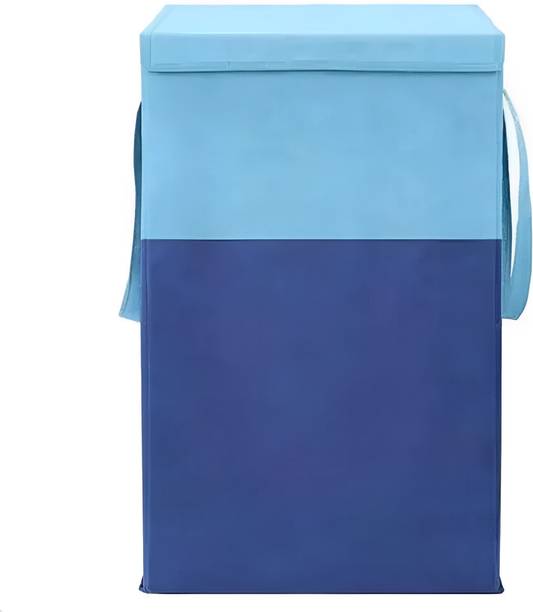 MRSAYON 75 L Blue Laundry Stool/Storage