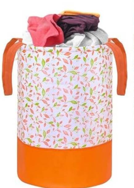 MRSAYON 45 L Orange Laundry Stool/Storage