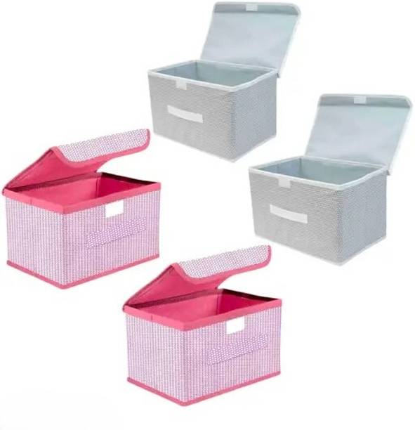 StyleRoyle 10 L Pink Laundry Stool/Storage