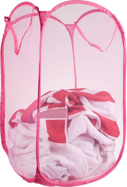 KUBER INDUSTRIES 20 L Pink Laundry Basket