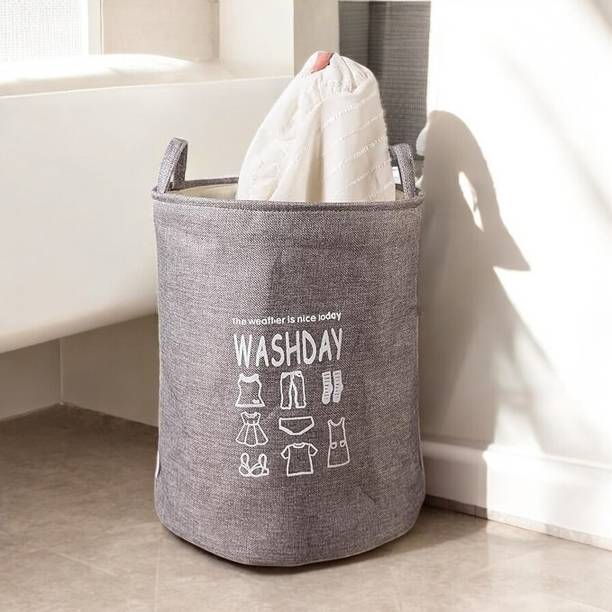 Casanest 43 L Grey Laundry Stool/Storage