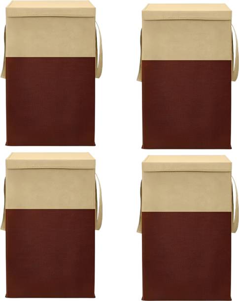 MRSAYON 75 L Brown Laundry Stool/Storage