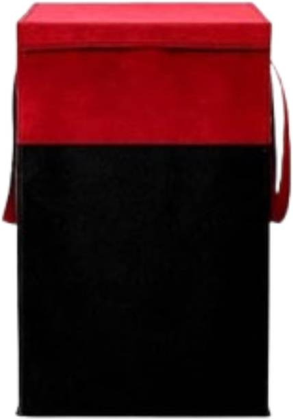 MRSAYON 75 L Red Laundry Stool/Storage