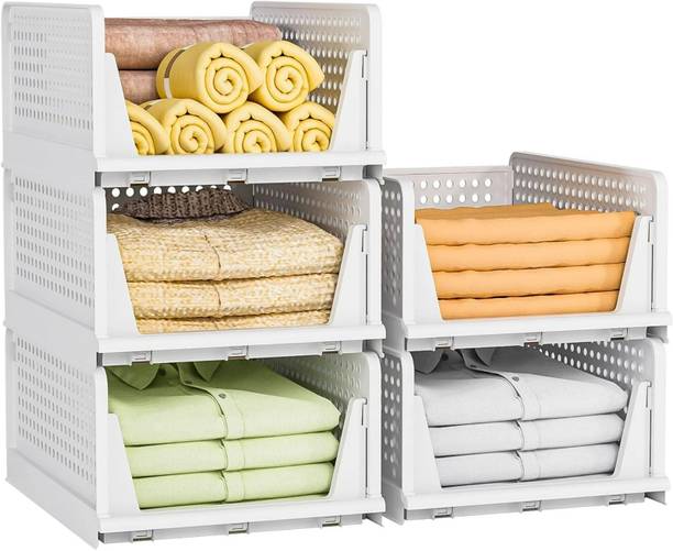 Novatic 80 L White Laundry Stool/Storage