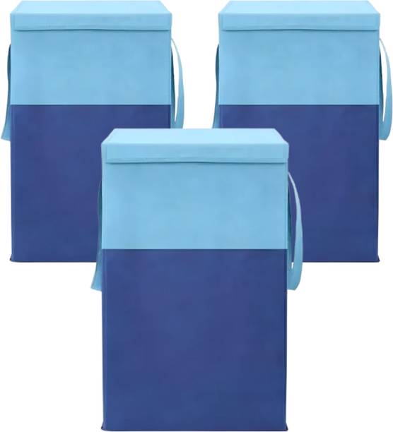 UMARENTERPRISES 75 L Blue Laundry Stool/Storage