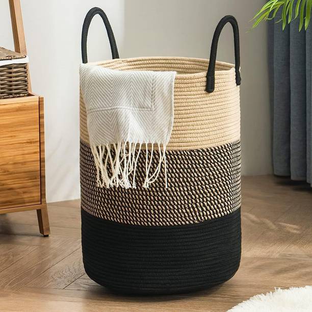 Chuna Cottan And Sons 1 L Black Laundry Stool/Storage